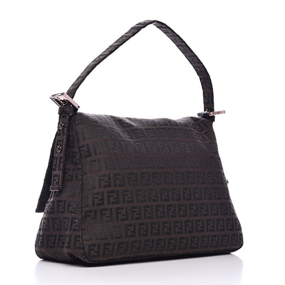 Fendi Zucchino Forever Mama Baguette Tobacco 3 of 9
