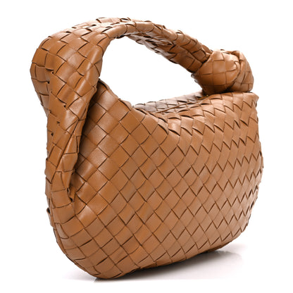 Bottega Veneta Nappa Intrecciato Teen Jodie Hobo Caramel 3 of 11