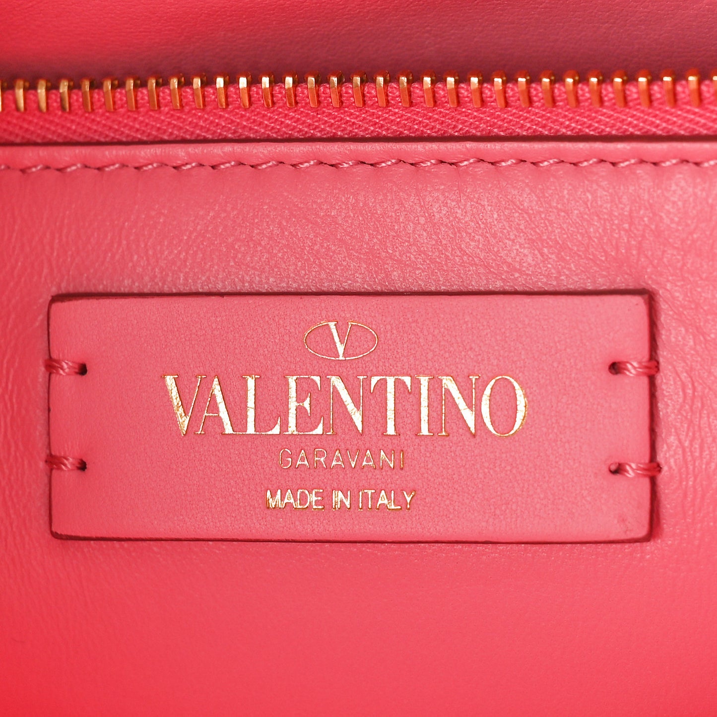 Nappa Medium Roman Stud Shoulder Bag Flamingo Pink