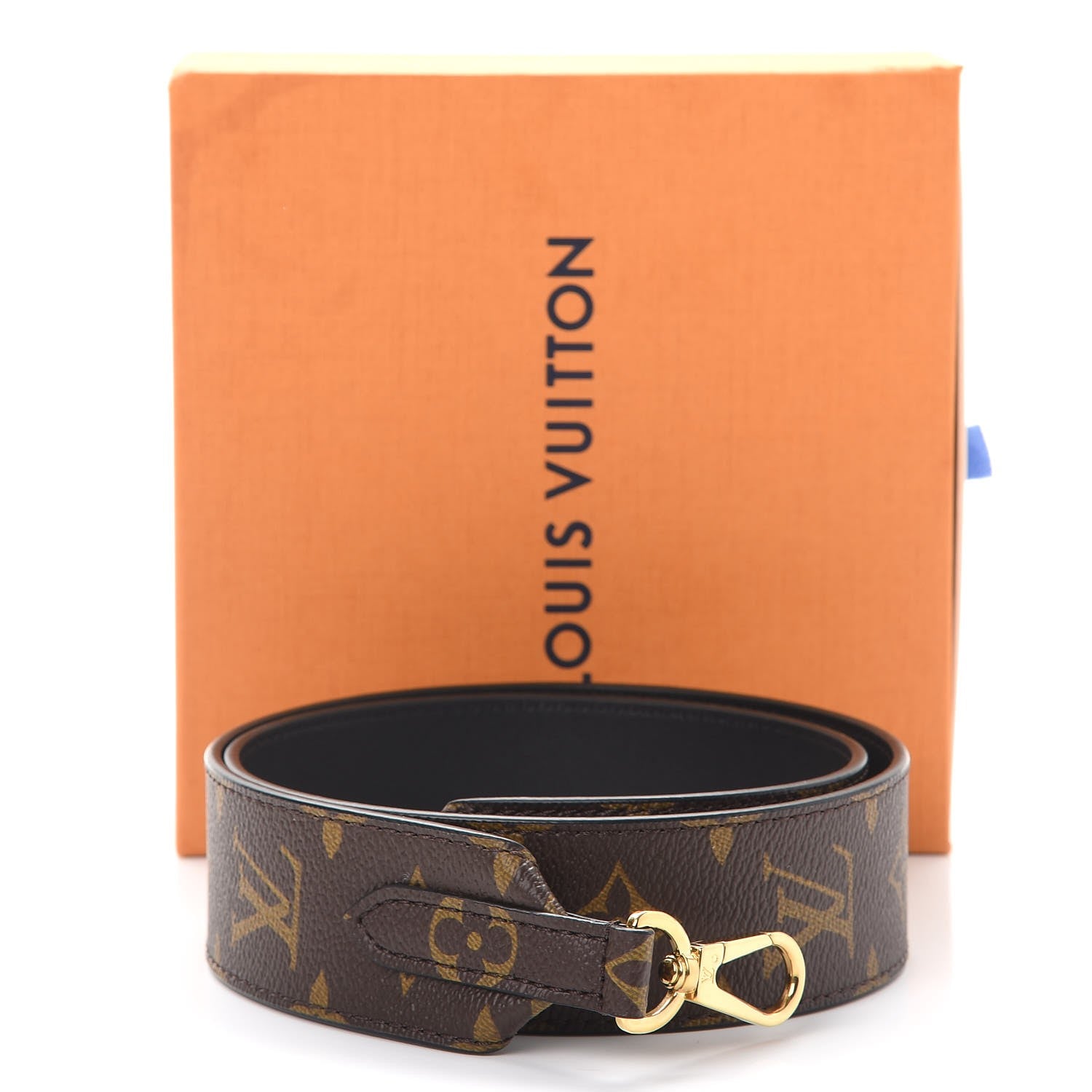 Louis Vuitton Monogram Bandouliere Shoulder Strap Black 8 of 8