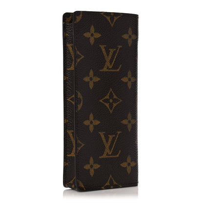 Louis Vuitton Monogram Etui a Lunettes Simple Eyeglass Case 3 of 8