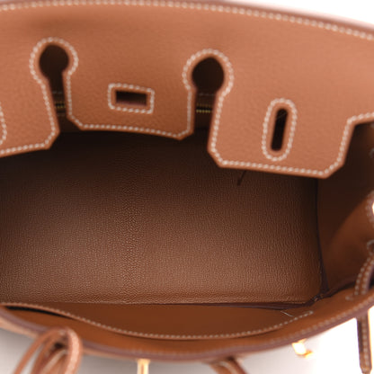 Hermes Togo Birkin 25 Gold 5 of 11