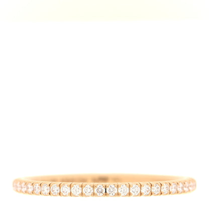 Cartier 18K Yellow Gold Diamond 2mm Etincelle de Cartier Wedding Band Ring 52 6 3 of 5