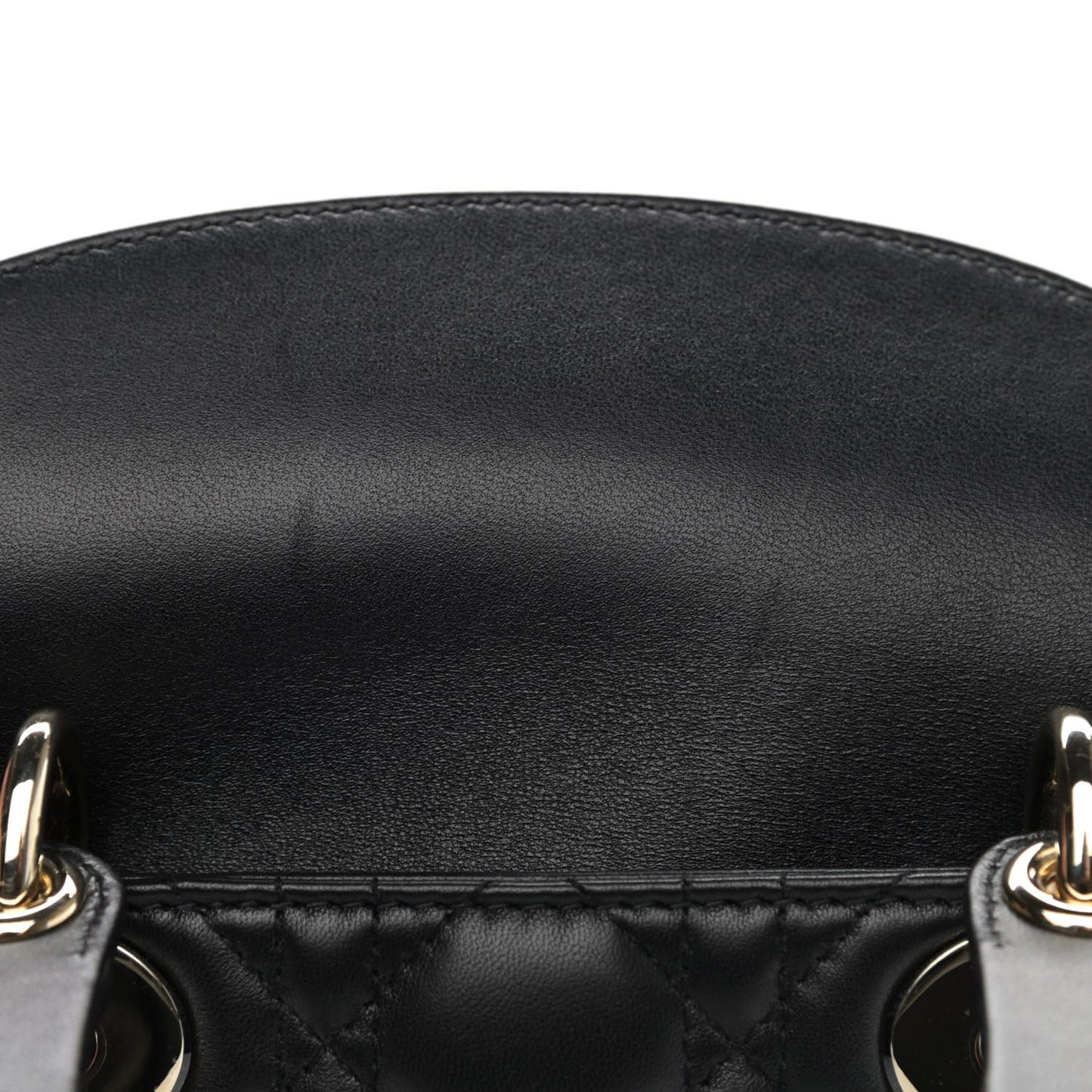 Lambskin Cannage Small My ABCDior Lady Dior Black