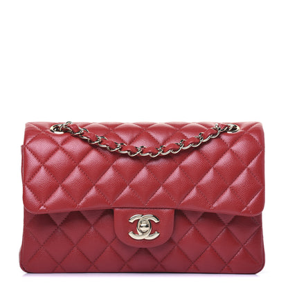 Chanel Caviar Quilted Small Double Flap Red 1 of 15