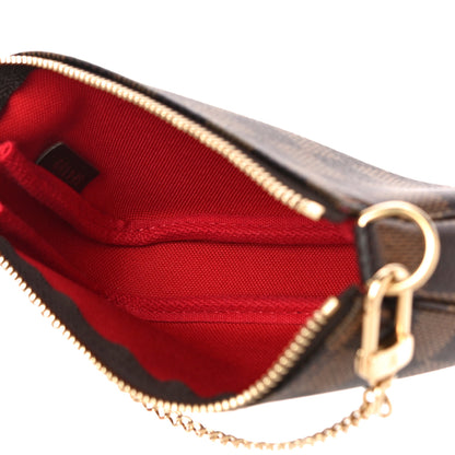 Louis Vuitton Damier Ebene Mini Pochette Accessories 5 of 11