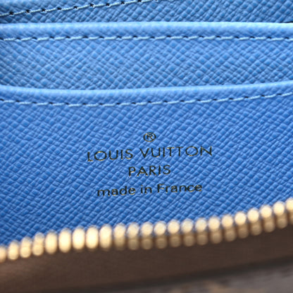 Louis Vuitton Monogram 2021 Christmas China Animation Zippy Coin Purse Myosotis Blue 6 of 7