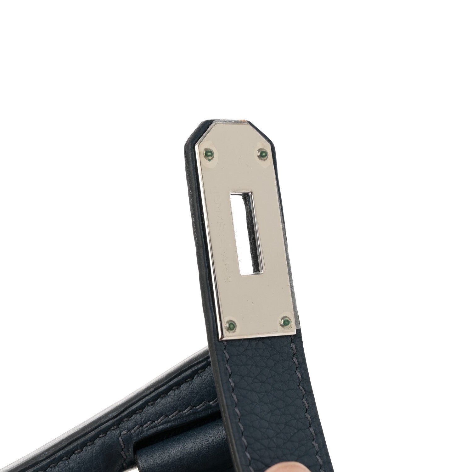 Hermes Taurillon Clemence Jypsiere 34 Bleu de Prusse 11 of 15