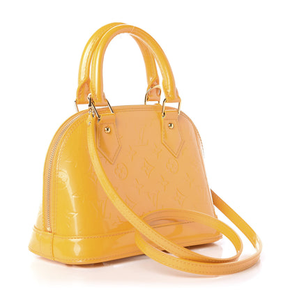 Louis Vuitton Vernis Alma BB Jaune Passion 3 of 9