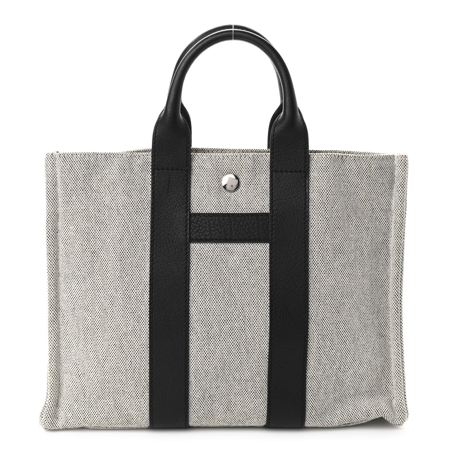 Hermes Buffle Skipper Toile Tote Black 1 of 9