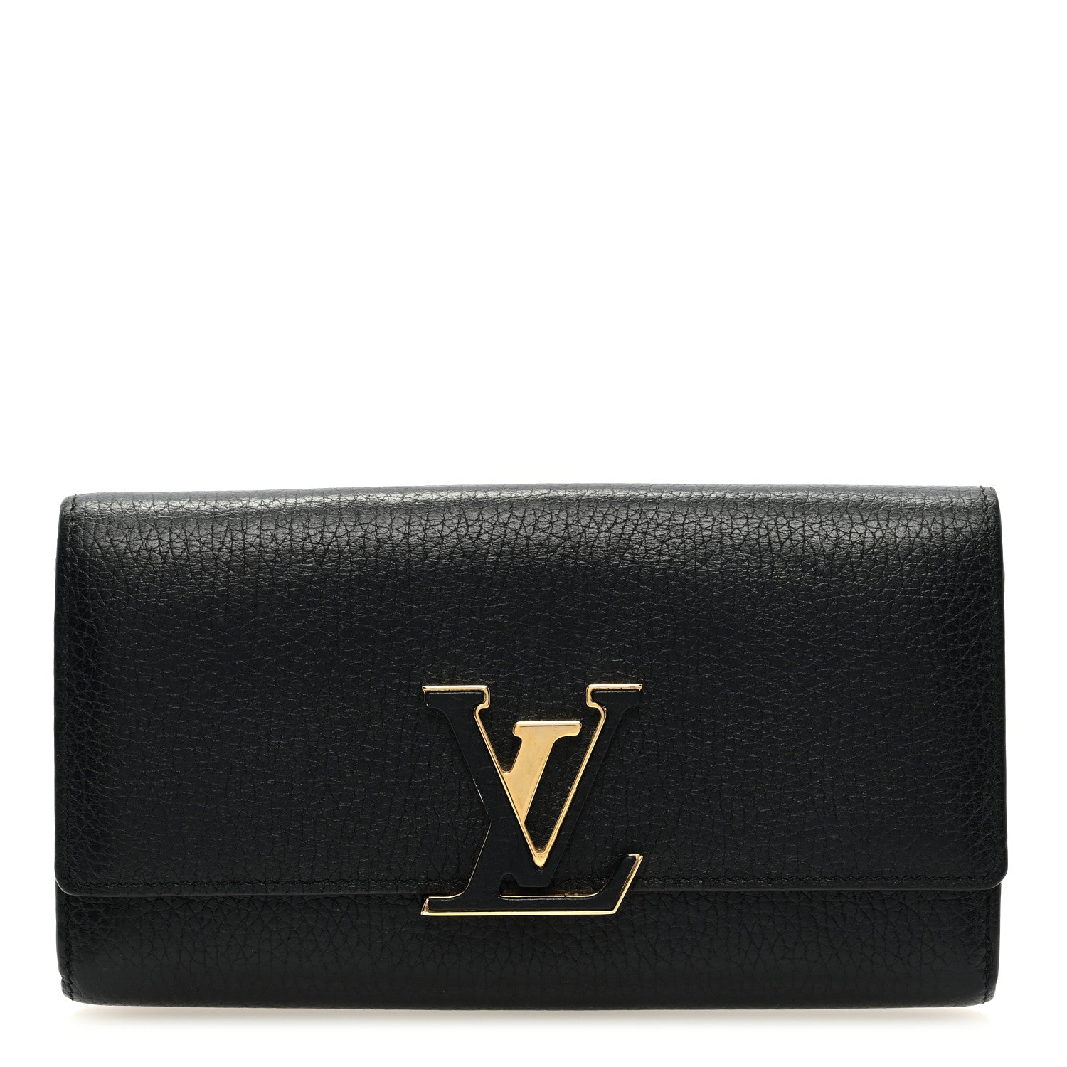 Louis Vuitton Taurillon Capucines Wallet Black 1 of 6