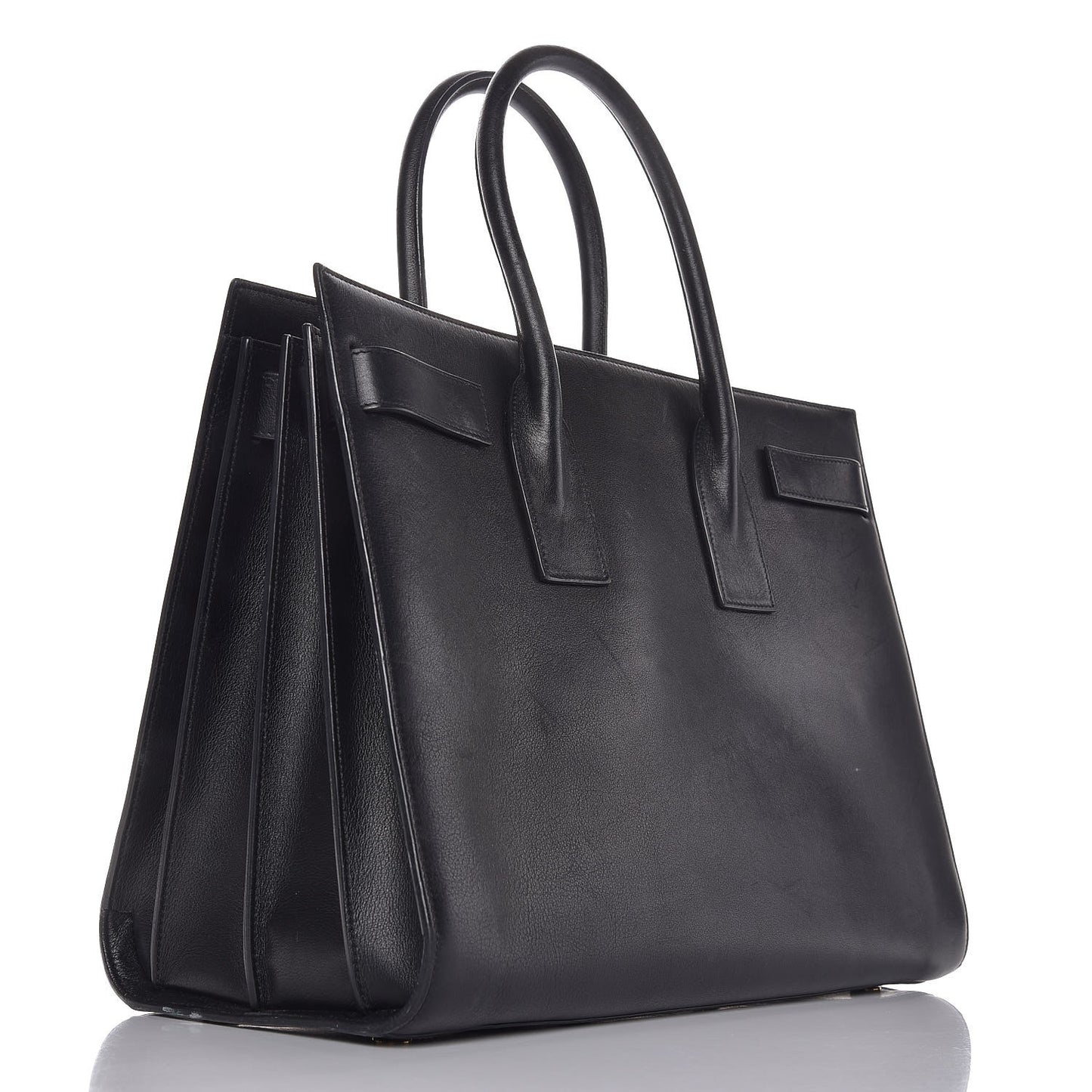 Calfskin Large Sac De Jour Carryall Black