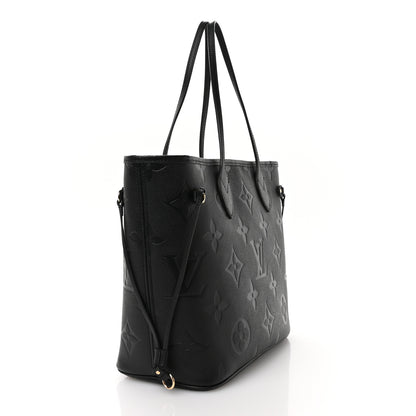 Louis Vuitton Empreinte Monogram Giant Neverfull MM Black 4 of 11
