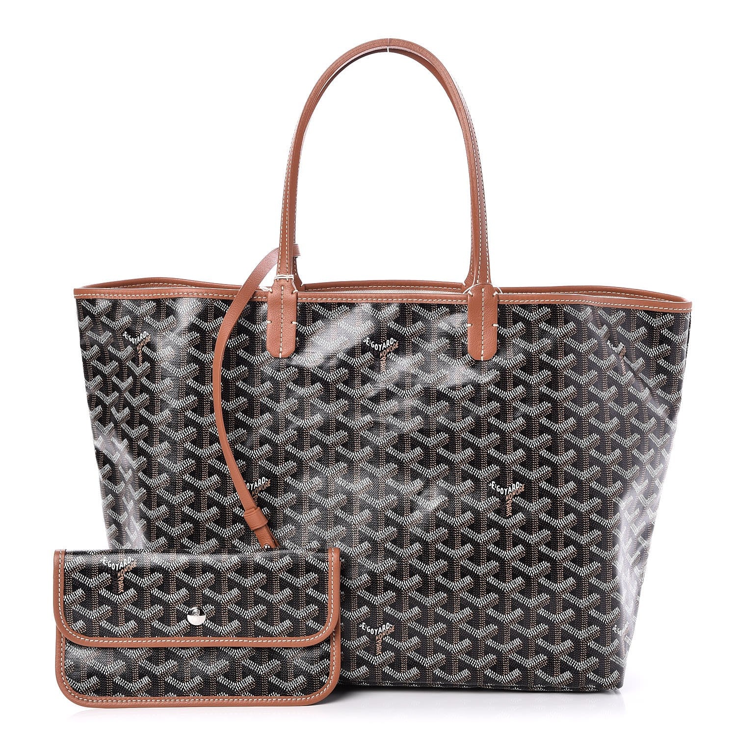 Goyard Goyardine Saint Louis PM Black Gold 1 of 7