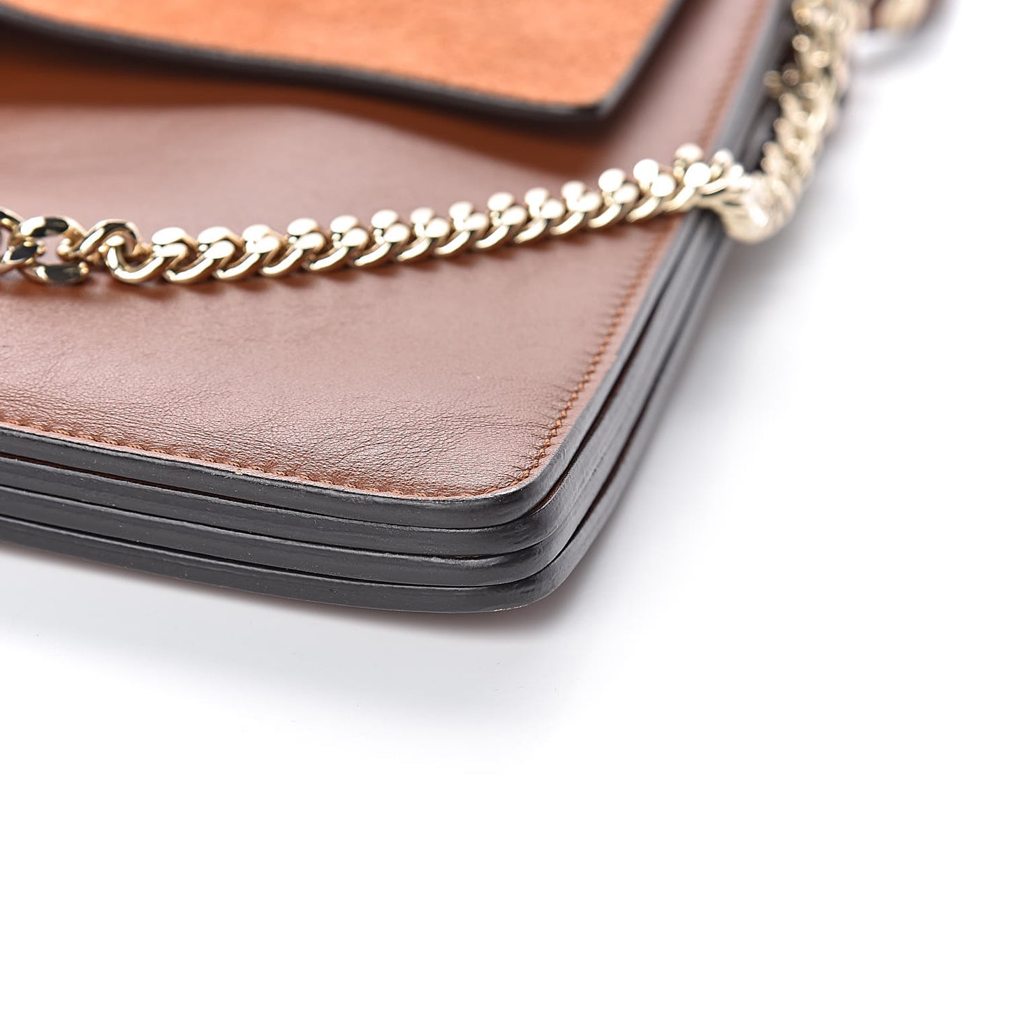 Suede Calfskin Medium Faye Shoulder Bag Tobacco