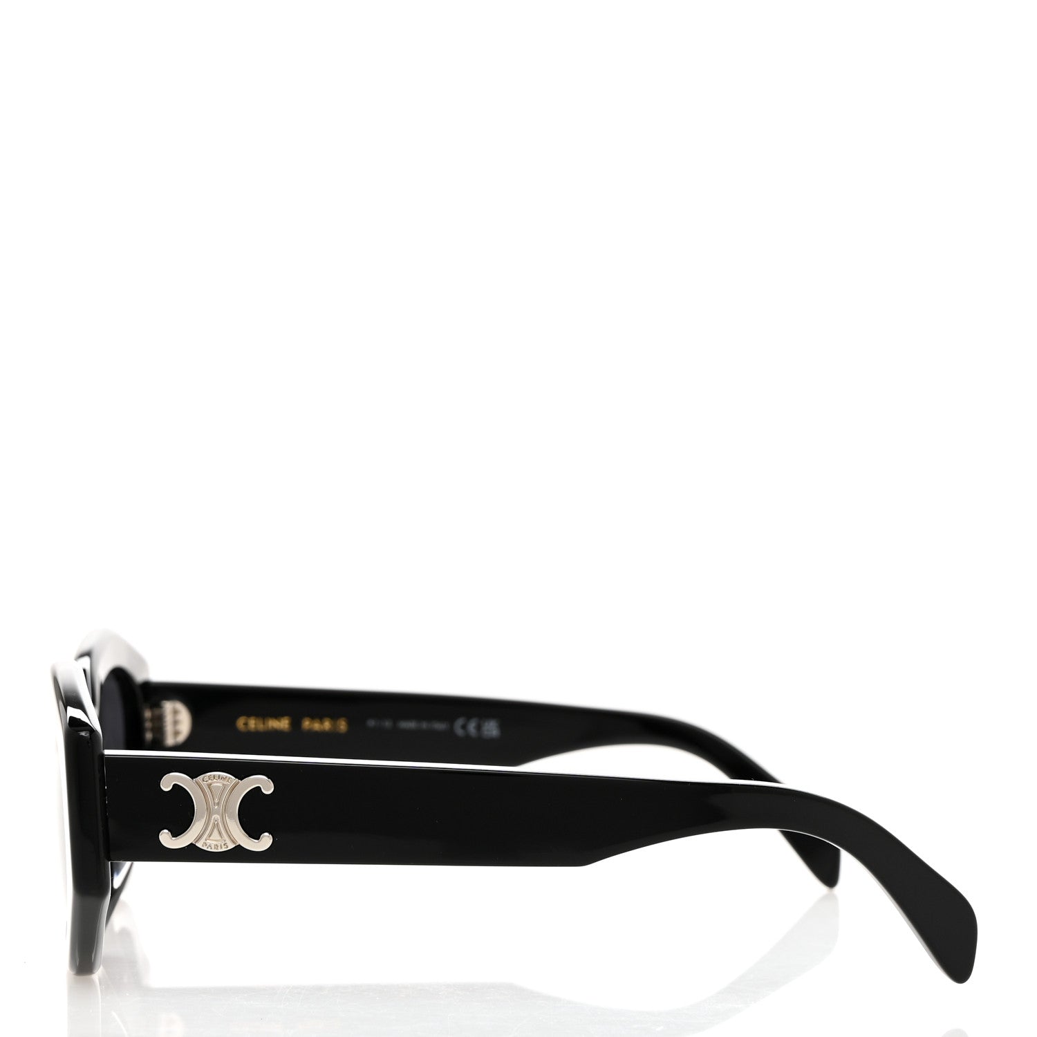 Celine Acetate Triomphe 01 Sunglasses CL 40238U Black 4 of 7