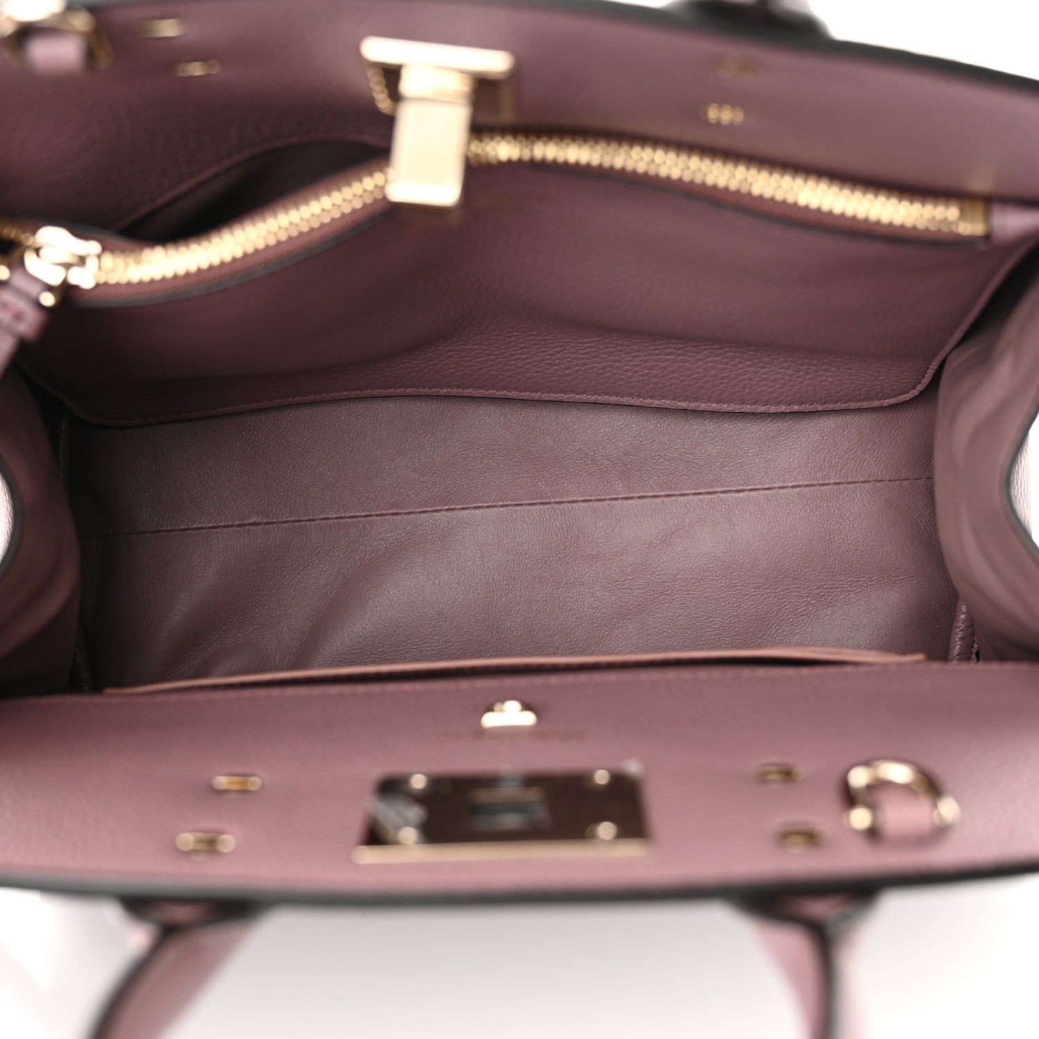 Salvatore Ferragamo Calfskin The Studio Bag Cinder Rose 5 of 10