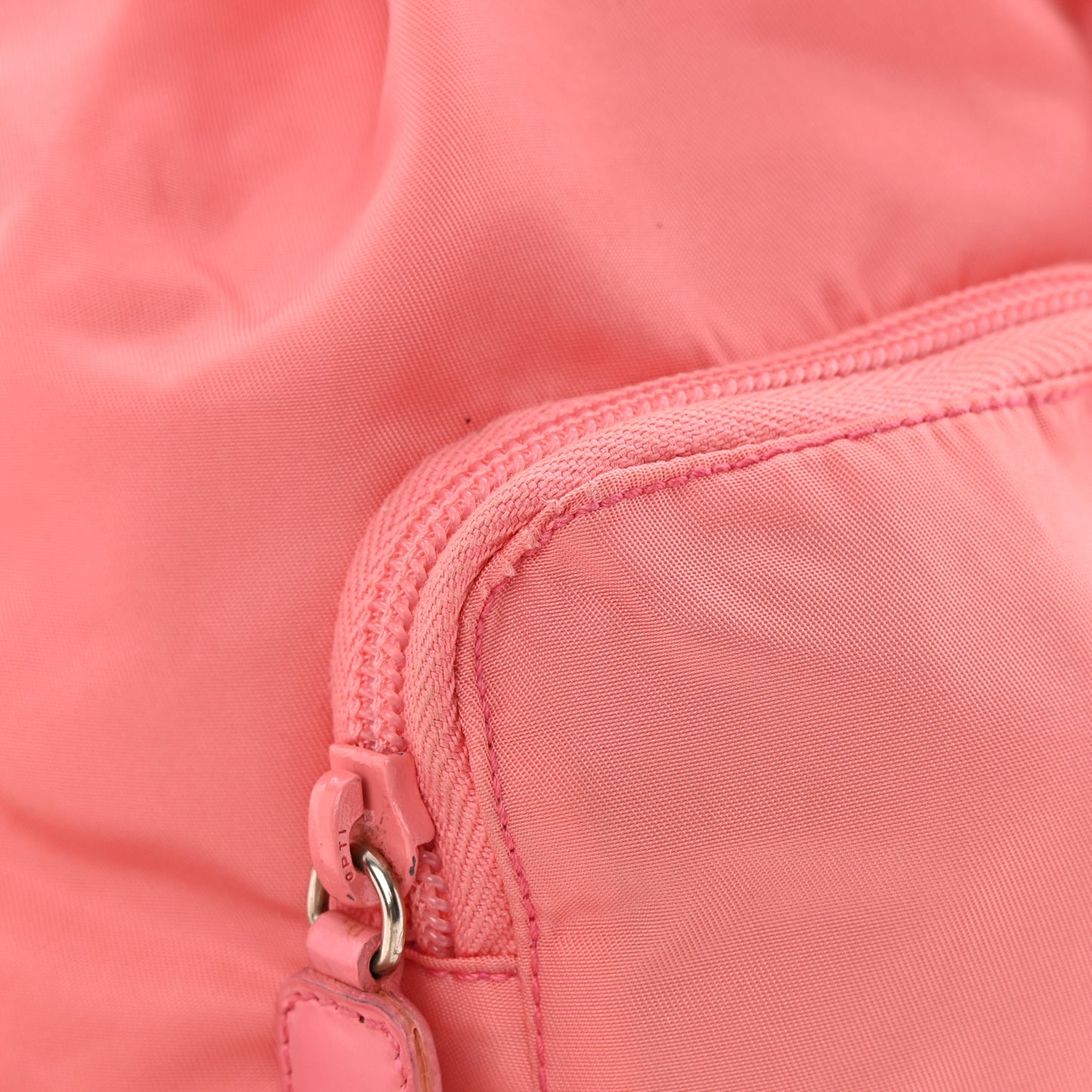 Nylon Vela Medium Backpack Pink