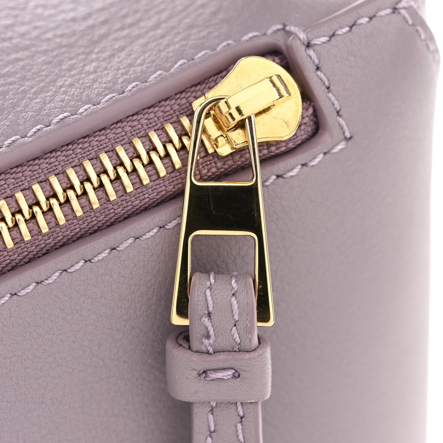 Loewe Soft Grained Calfskin Small Puzzle Edge Bag Pale Aubergine Glaze 11 of 13