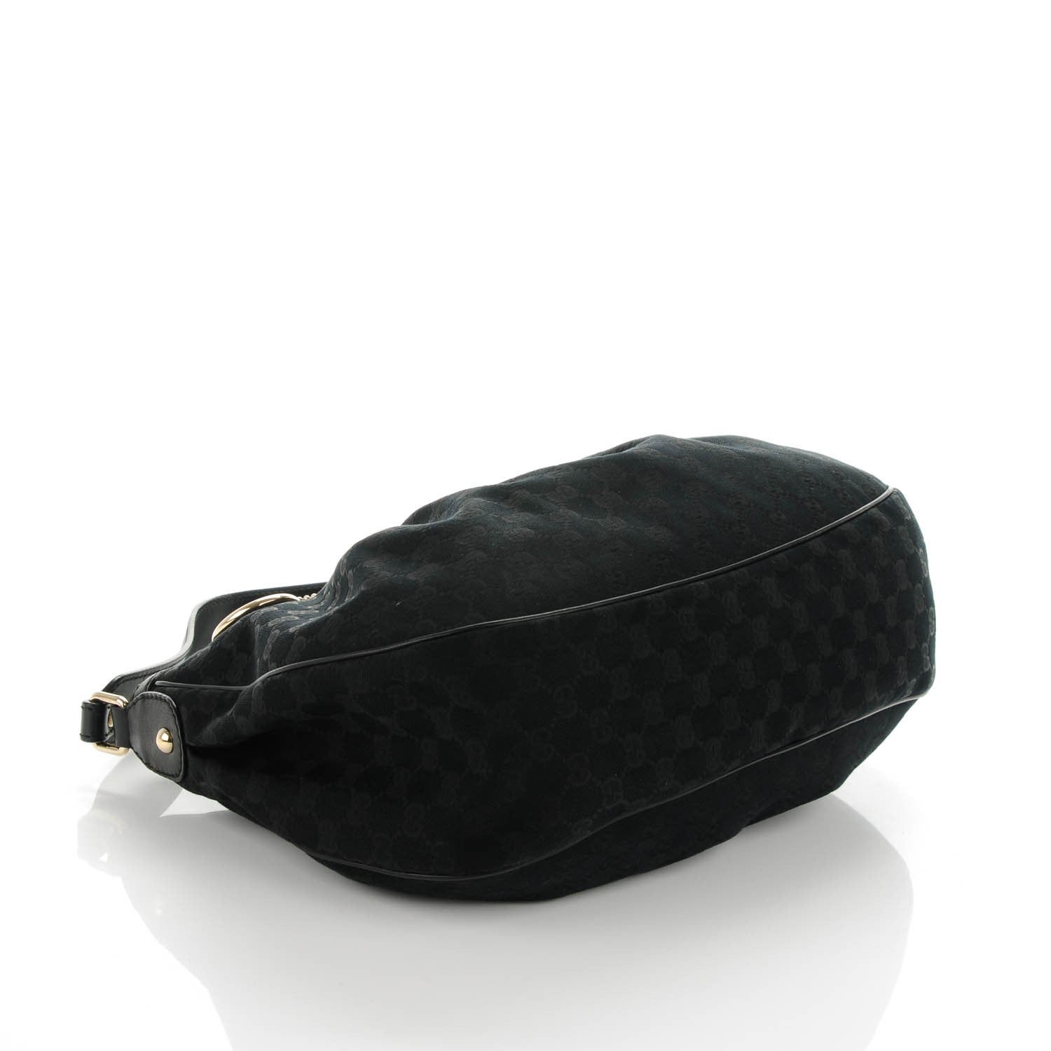 Gucci Monogram Medium Sukey Hobo Black 4 of 7