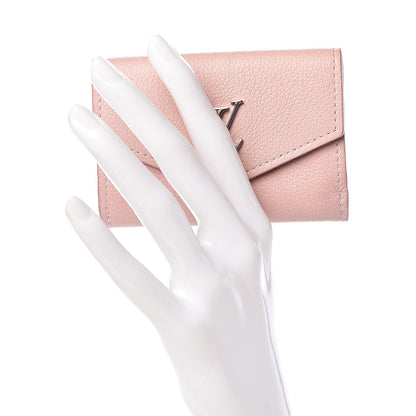 Louis Vuitton Calfskin Lockmini Wallet Rose Ballerine 2 of 9