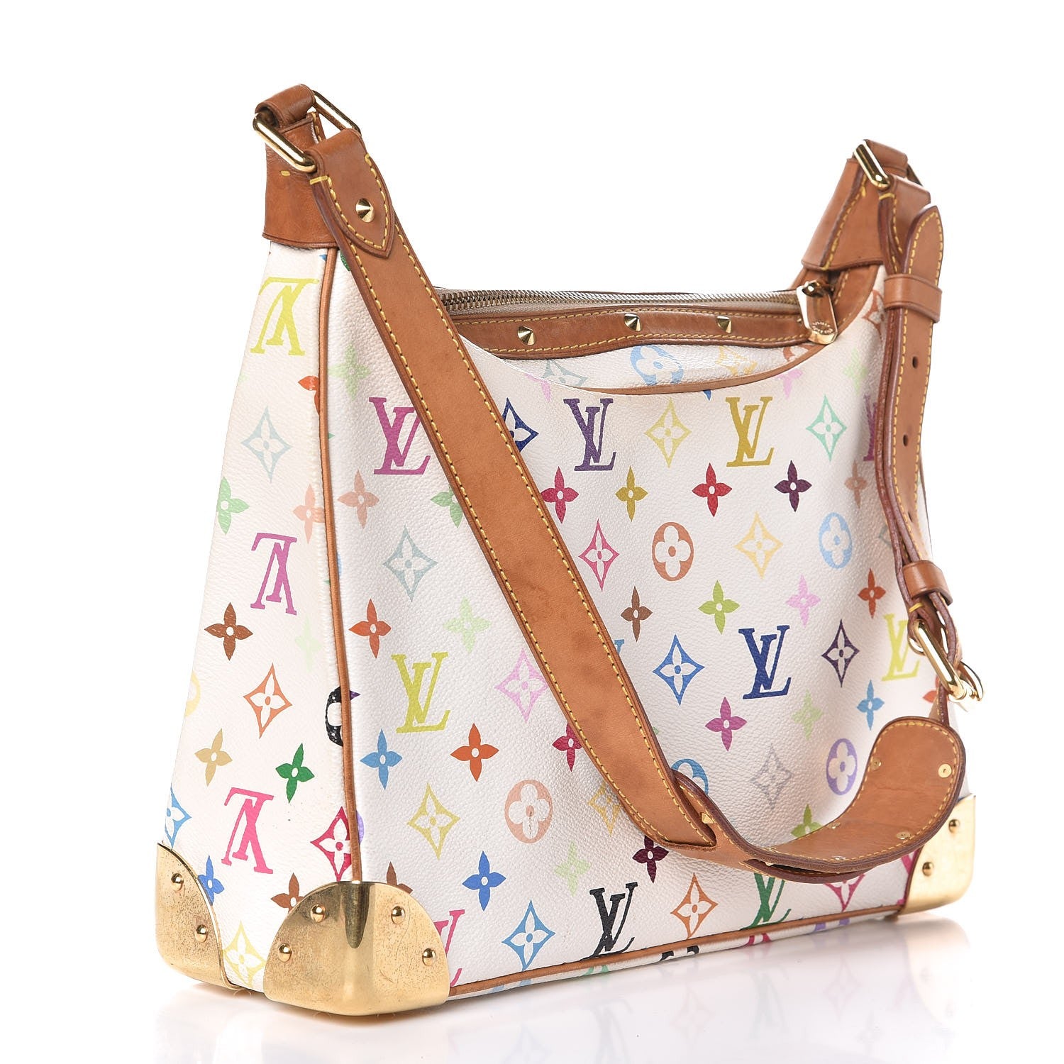 Louis Vuitton Monogram Multicolor Boulogne White 3 of 7