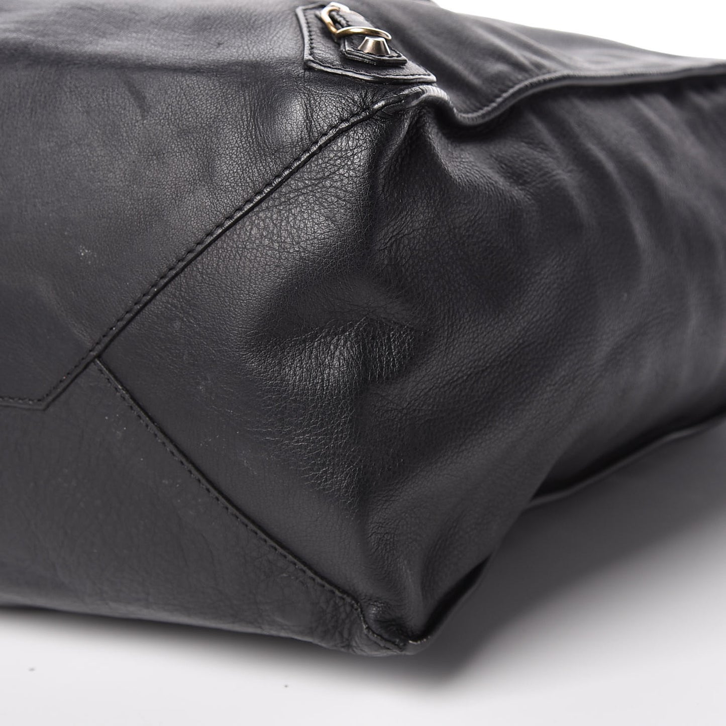 Supple Calfskin Papier A4 Tote Black