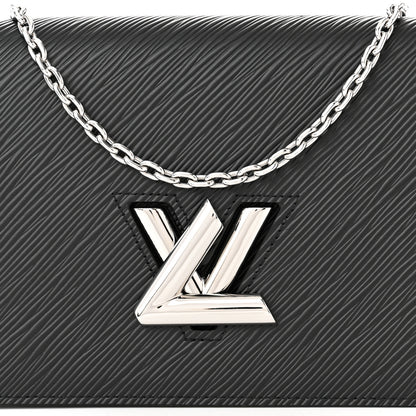 Louis Vuitton Epi Twist Belt Chain Wallet Black 7 of 10