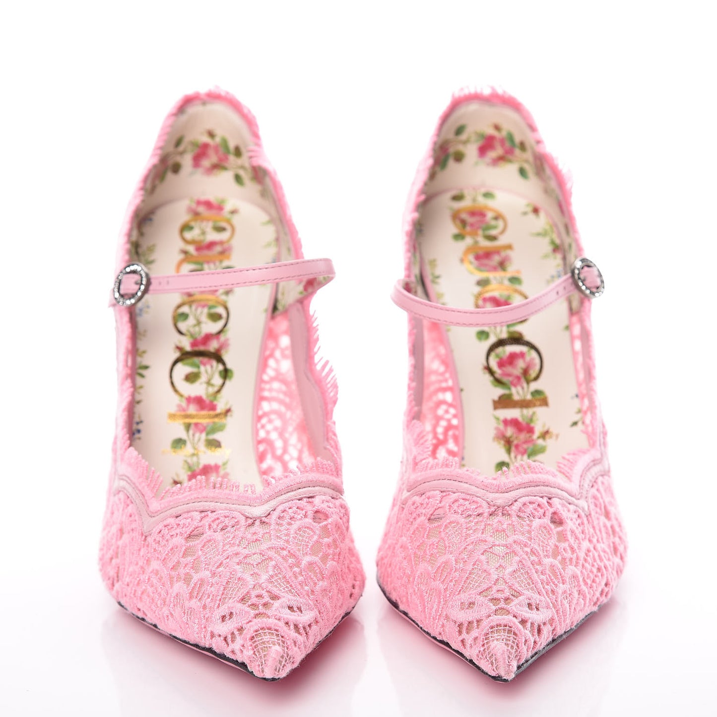 Lace Pizzo Venice Pumps 39.5 Sugar Pink