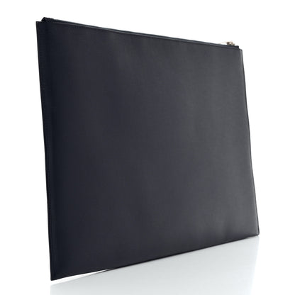 Saint Laurent Grain De Poudre Zipped Document Holder Deep Marine 3 of 7