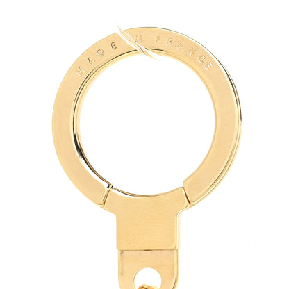 Louis Vuitton Metal Pochette Extender Key Ring Chain Gold 4 of 4