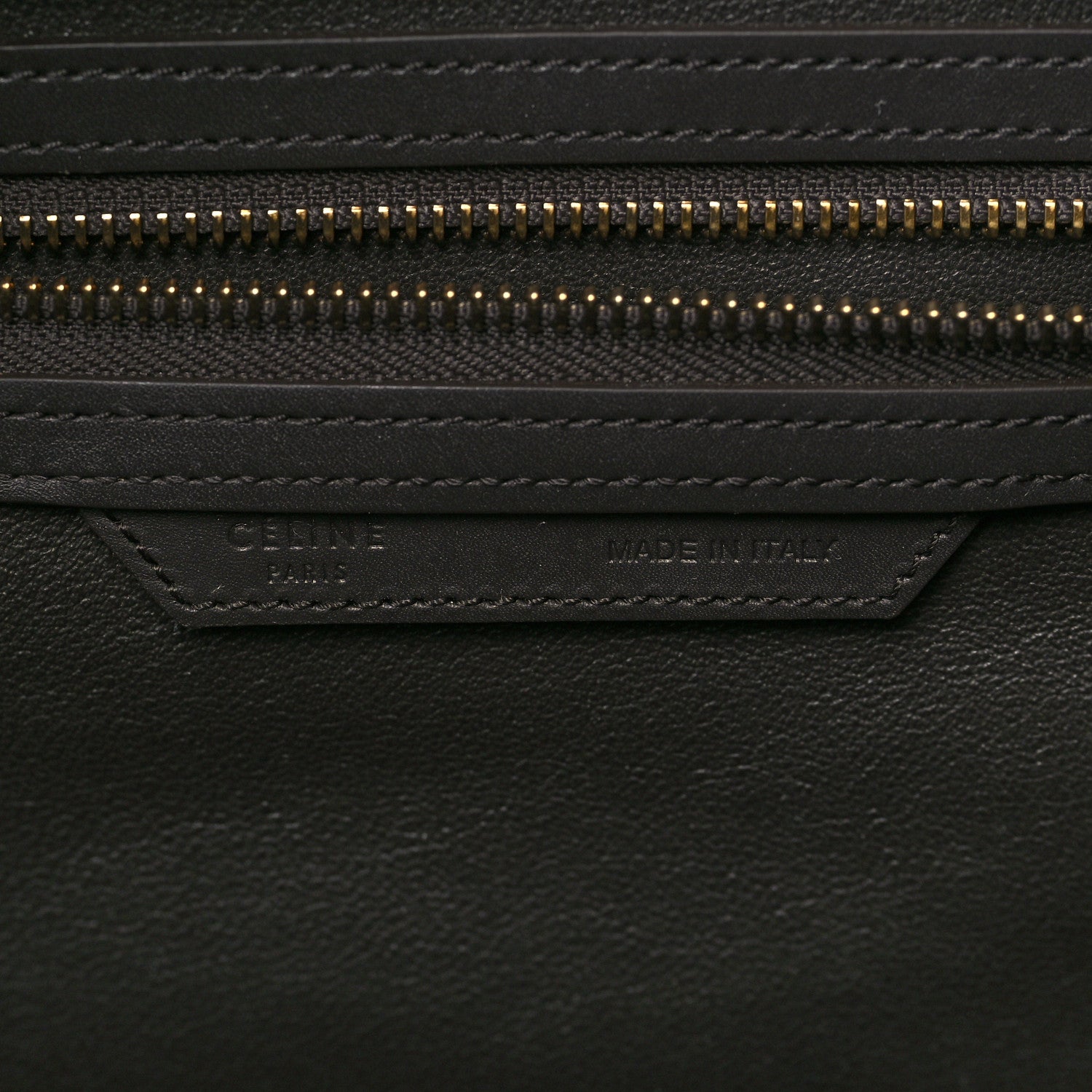 Celine Drummed Calfskin Nubuck Mini Tri-Color Luggage Chalk 6 of 9