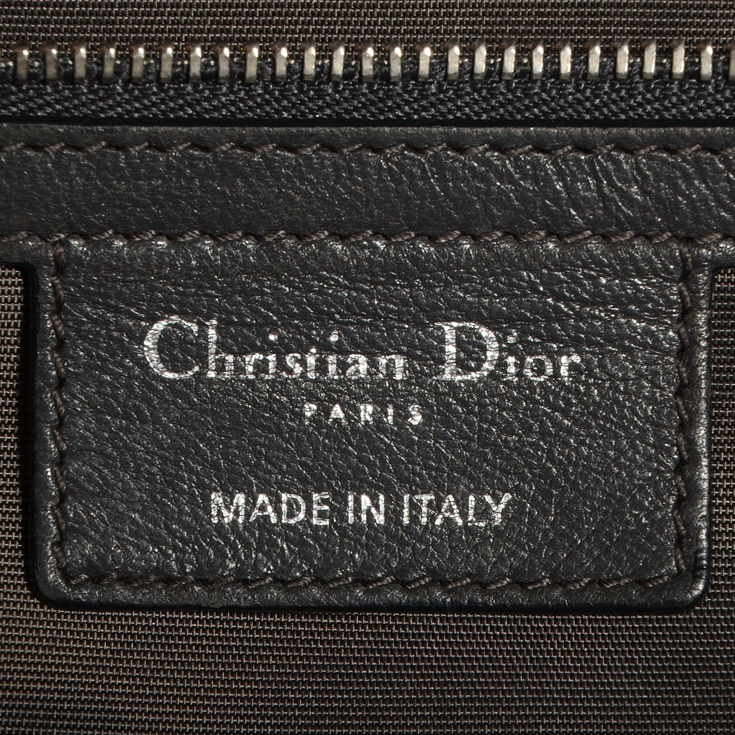 Christian Dior Lambskin Cannage Medium Granville Tote Grey 11 of 11