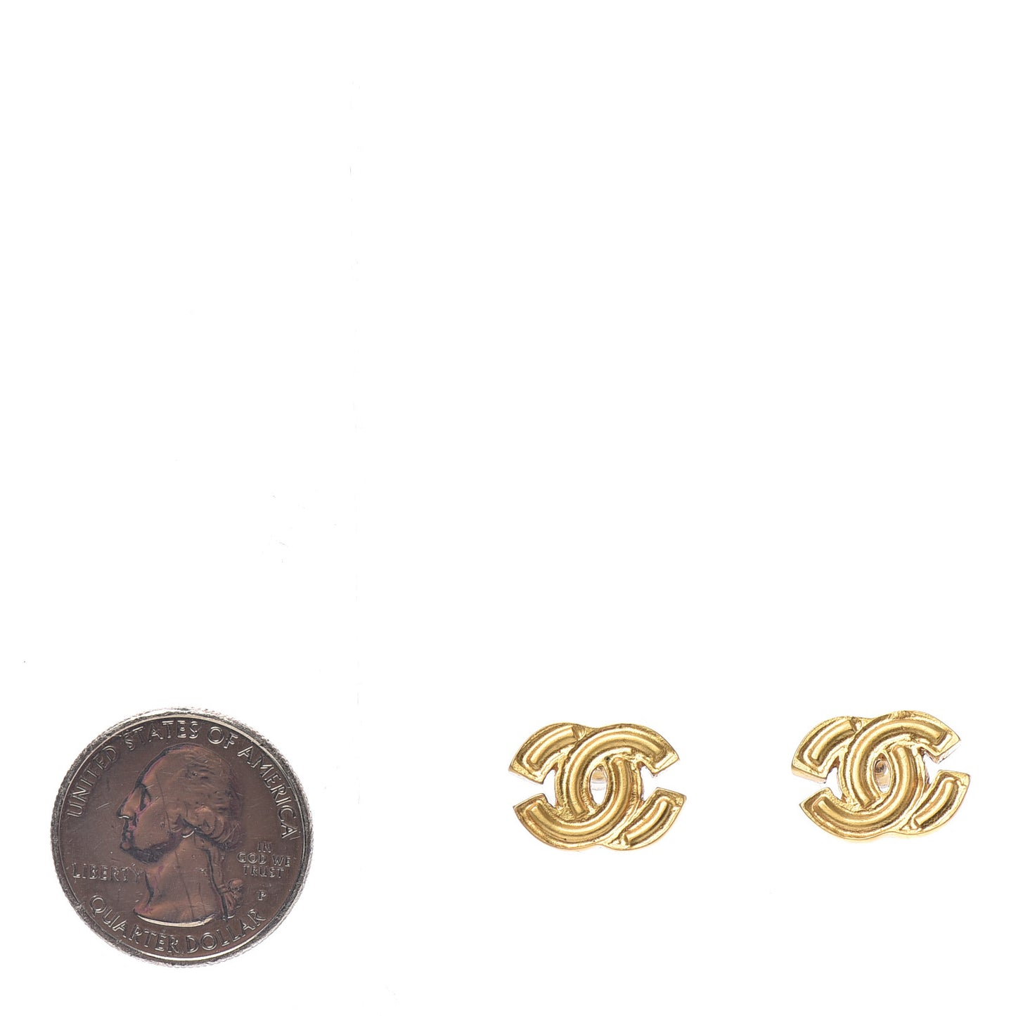 CC Earrings Gold