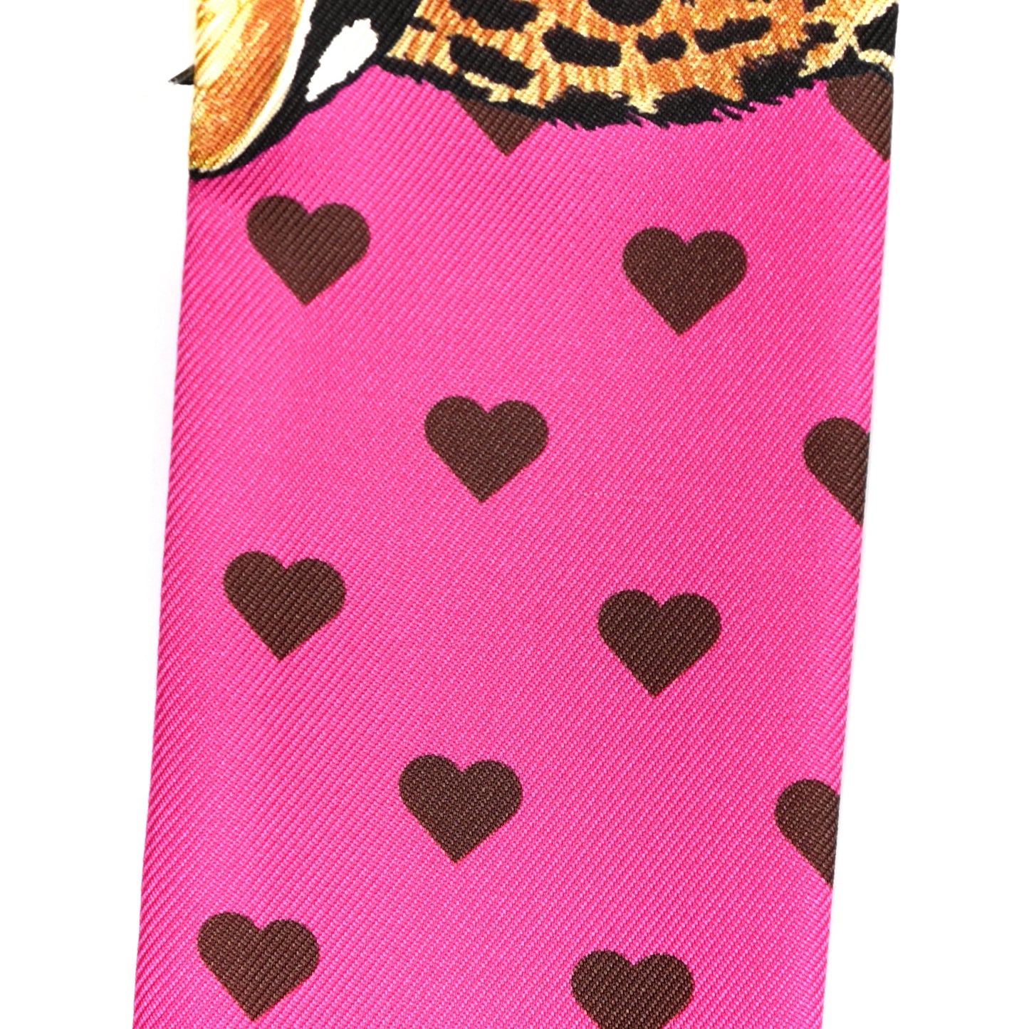 Silk Jungle Love Love Twilly Rose Vif Bleu Roy