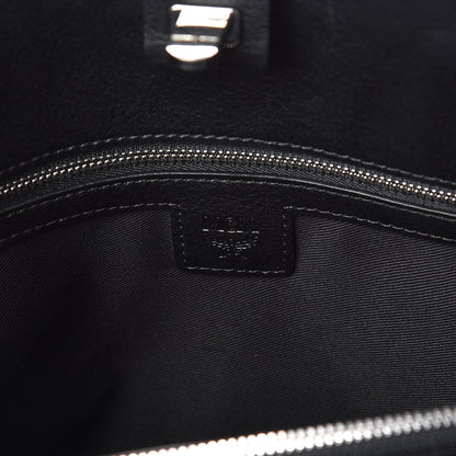 MCM Calfskin Ottomar Monogram Large Essential Tote Black 7 of 16