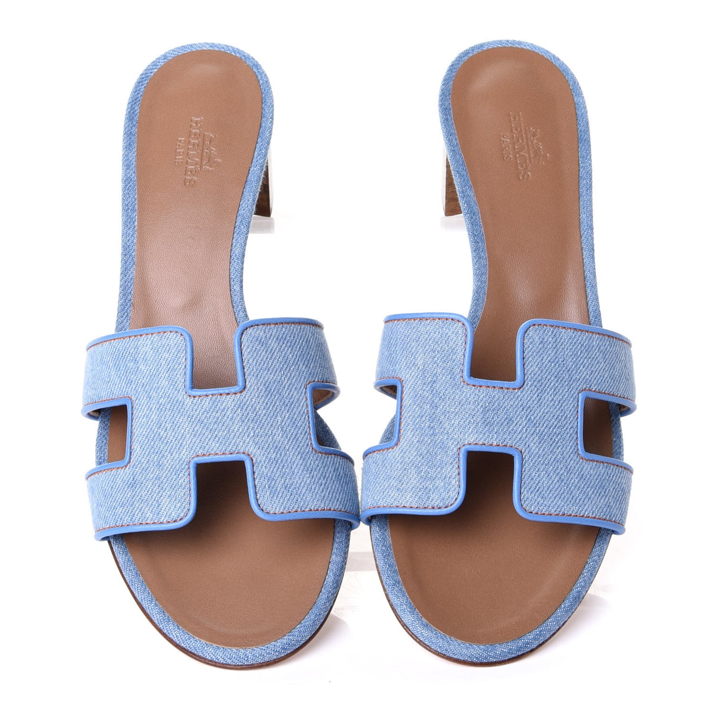 Denim Oasis Sandals 38 Bleu Clair