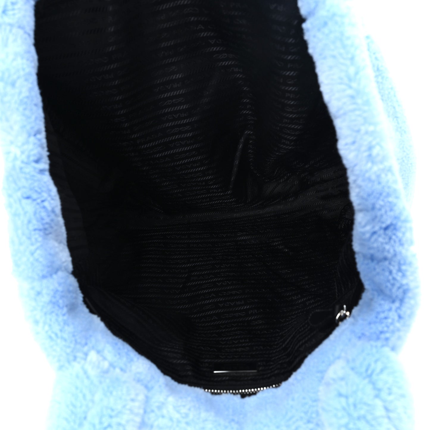 Terry Cloth Tote Bag Celeste Black
