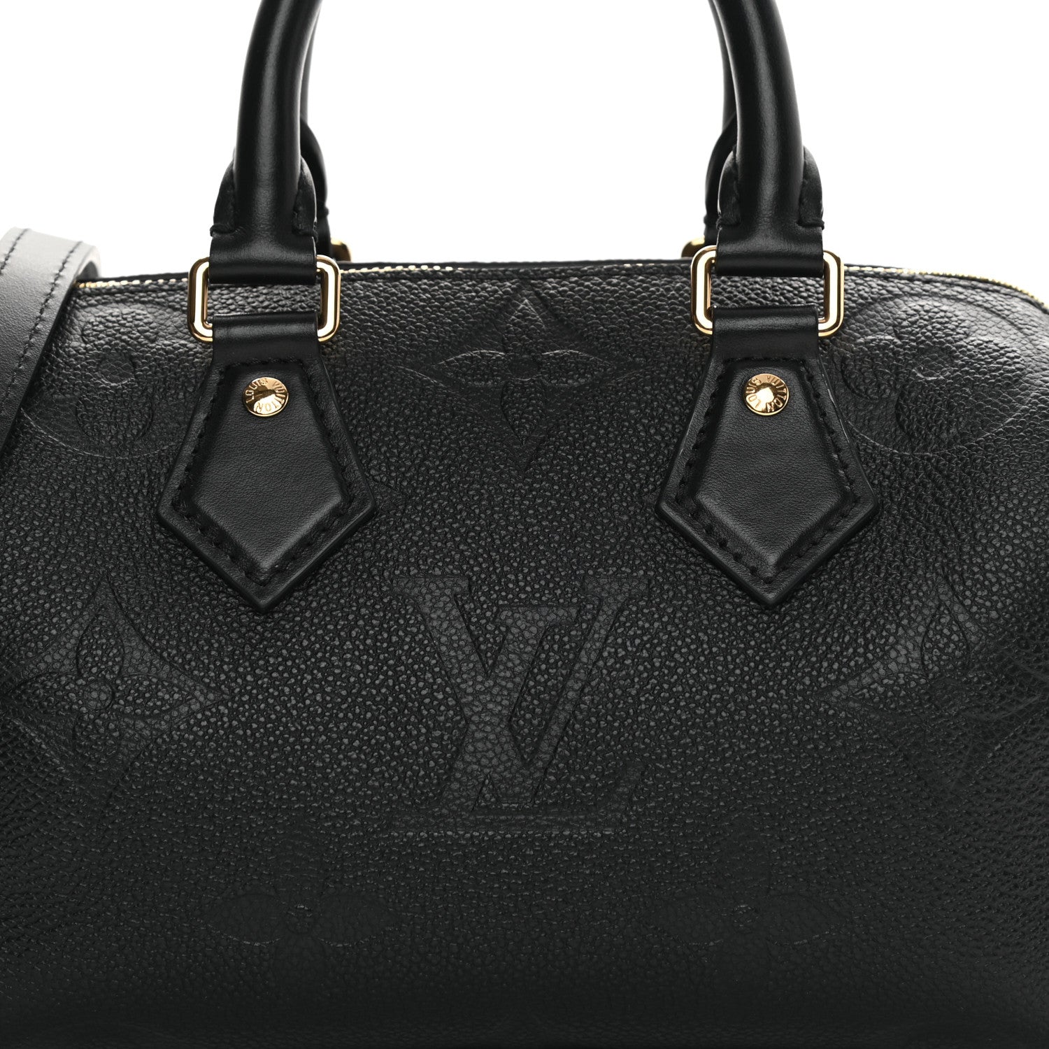 Louis Vuitton Empreinte Monogram Giant Speedy Bandouliere 20 Black 7 of 11
