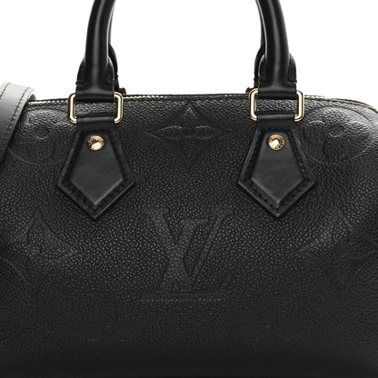 Louis Vuitton Empreinte Monogram Giant Speedy Bandouliere 20 Black 7 of 11