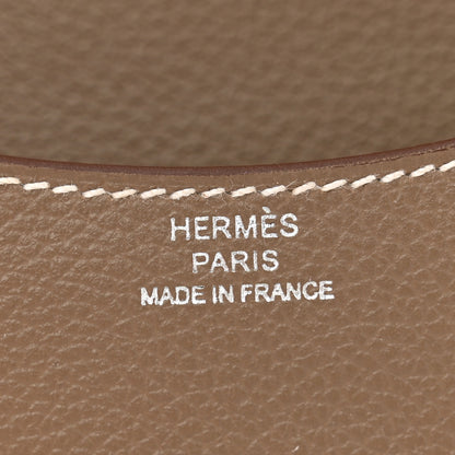 Hermes Evercolor Constance Slim Wallet Etoupe 7 of 10