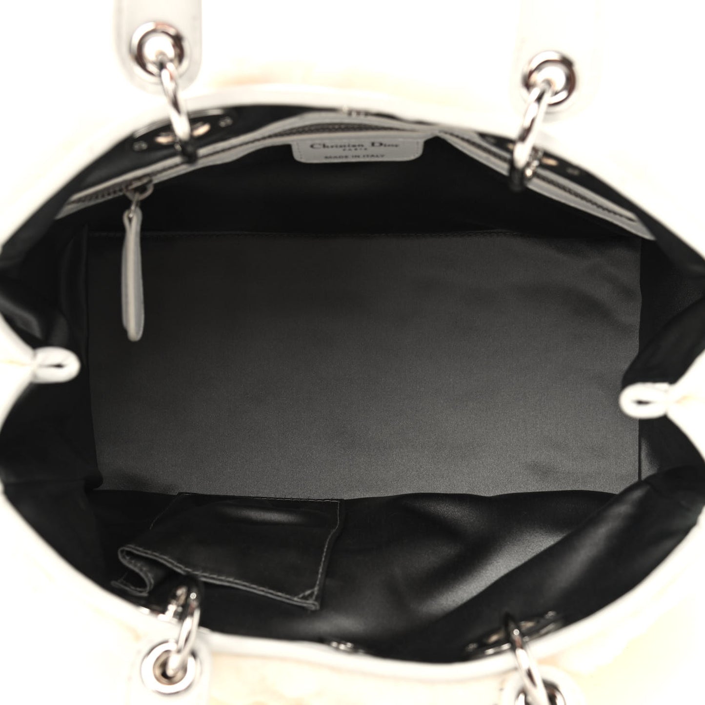 Rabbit Fur Medium Lady Dior Ivory