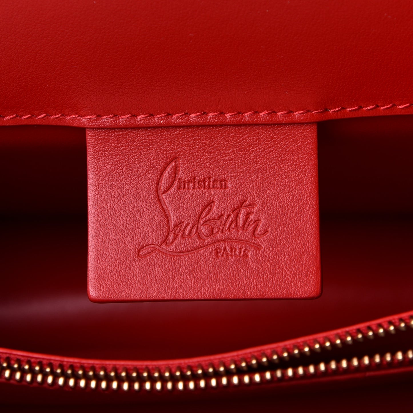 Calfskin Large Elisa Shoulder Bag Loubi