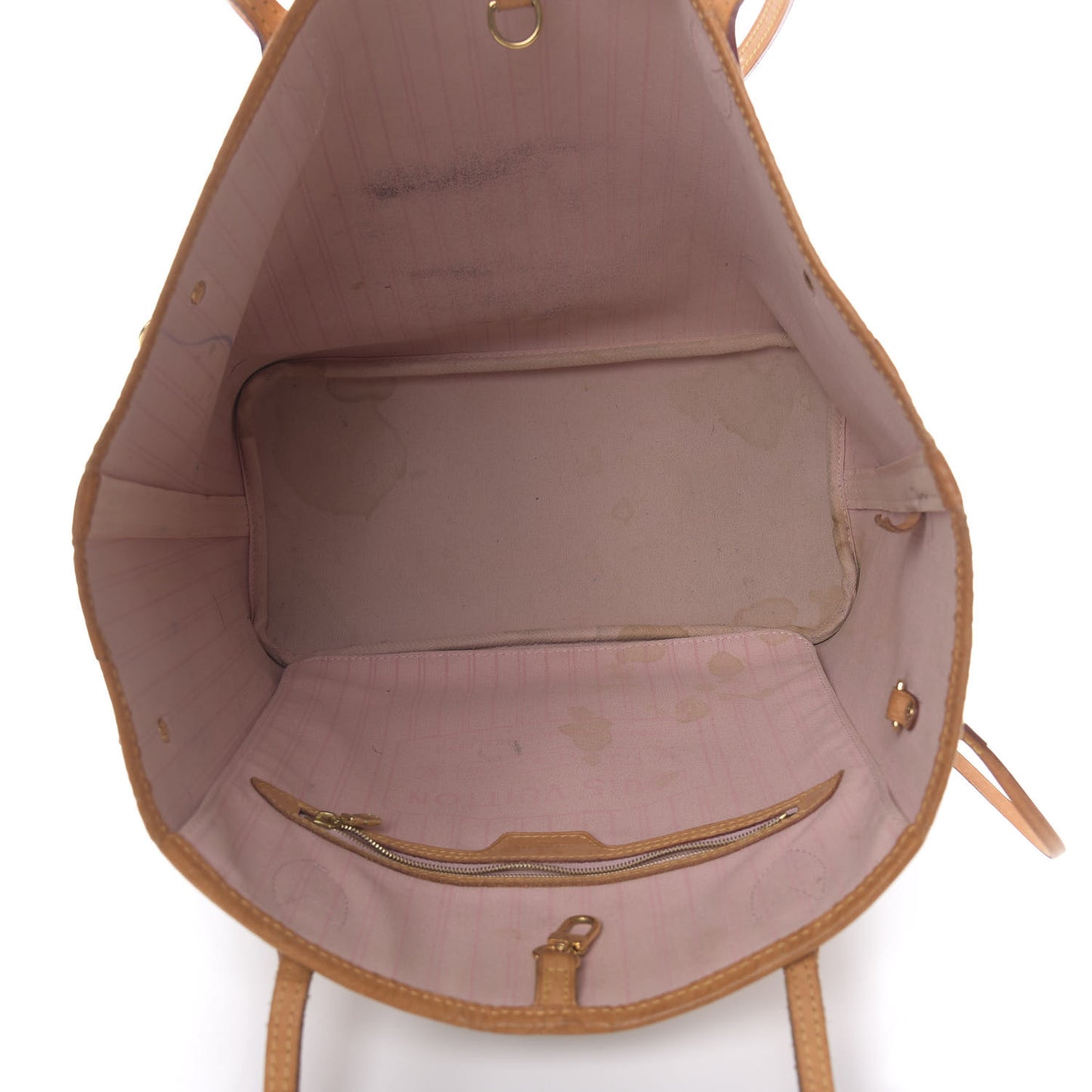 Damier Azur Neo Neverfull MM Rose Ballerine