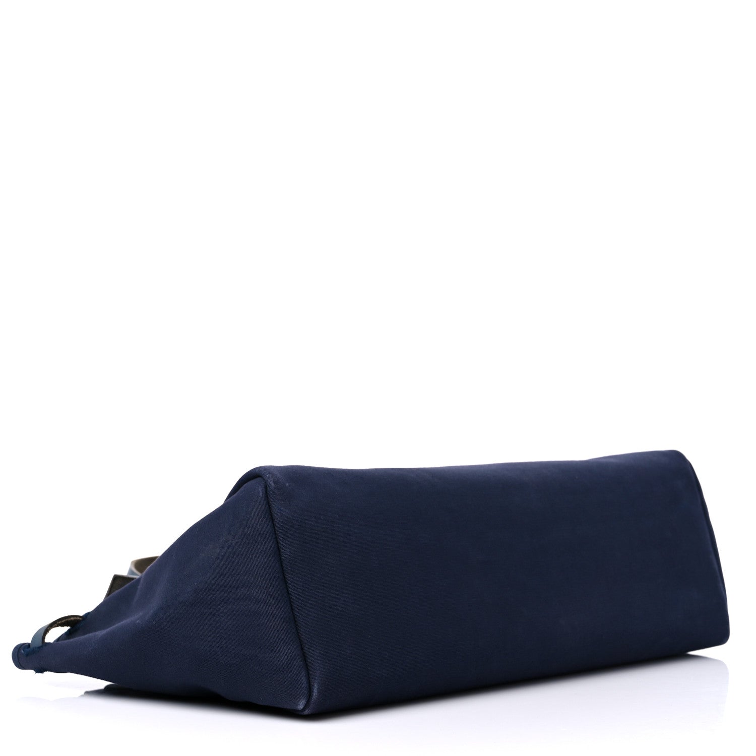 Hermes Toile Vache Hunter Herbag Cabas MM Bleu Marine 4 of 25