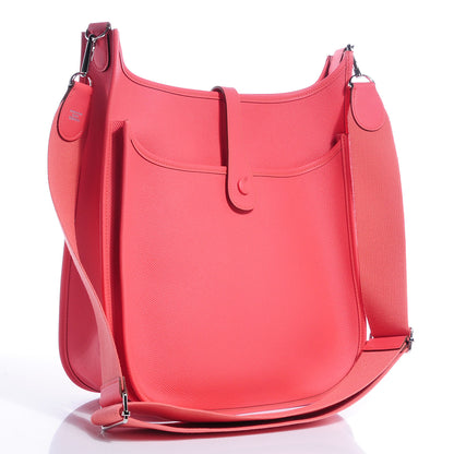 Hermes Epsom Evelyne III GM Flamingo 3 of 8