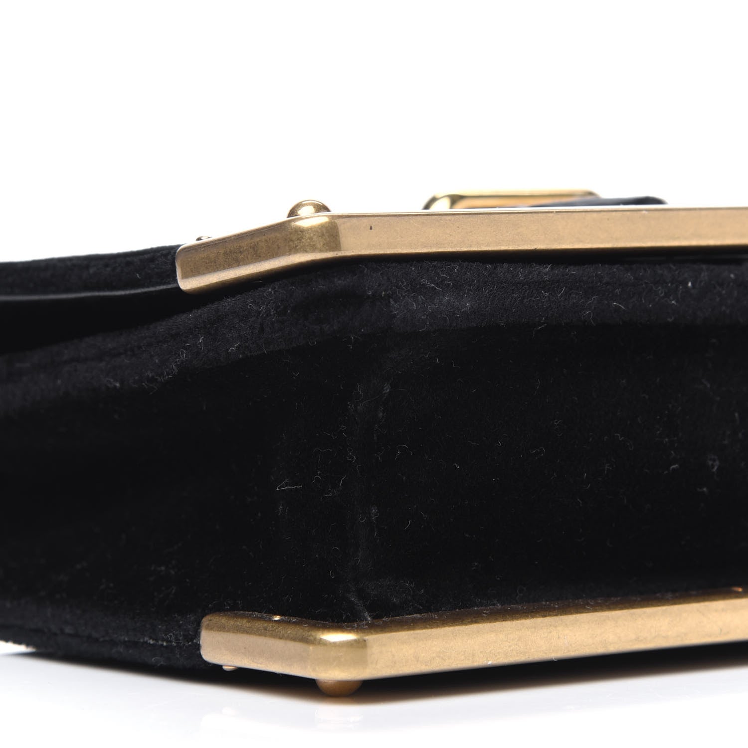 Prada Velvet Crocodile Micro Cahier Bag Black 8 of 11