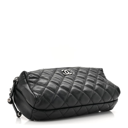Chanel Calfskin Quilted Waist Bag Black 4 of 14