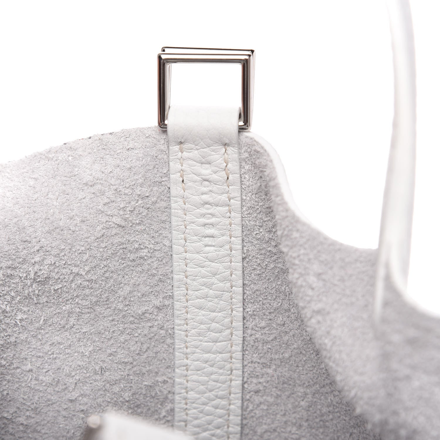 Hermes Taurillon Clemence Picotin Lock 18 PM White 9 of 10