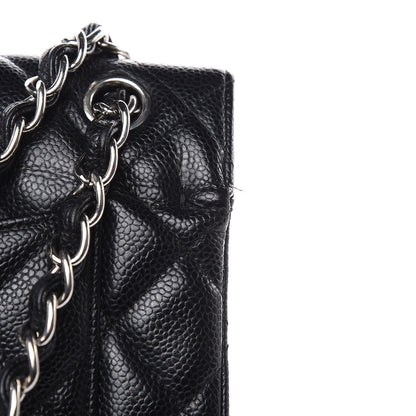 Chanel Caviar Quilted Jumbo Double Flap Black 10 of 15